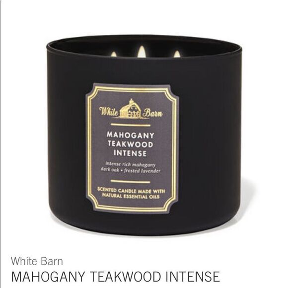MAHOGANY TEAKWOOD INTENSE 3-WICK CANDLE - Picture 1 of 1